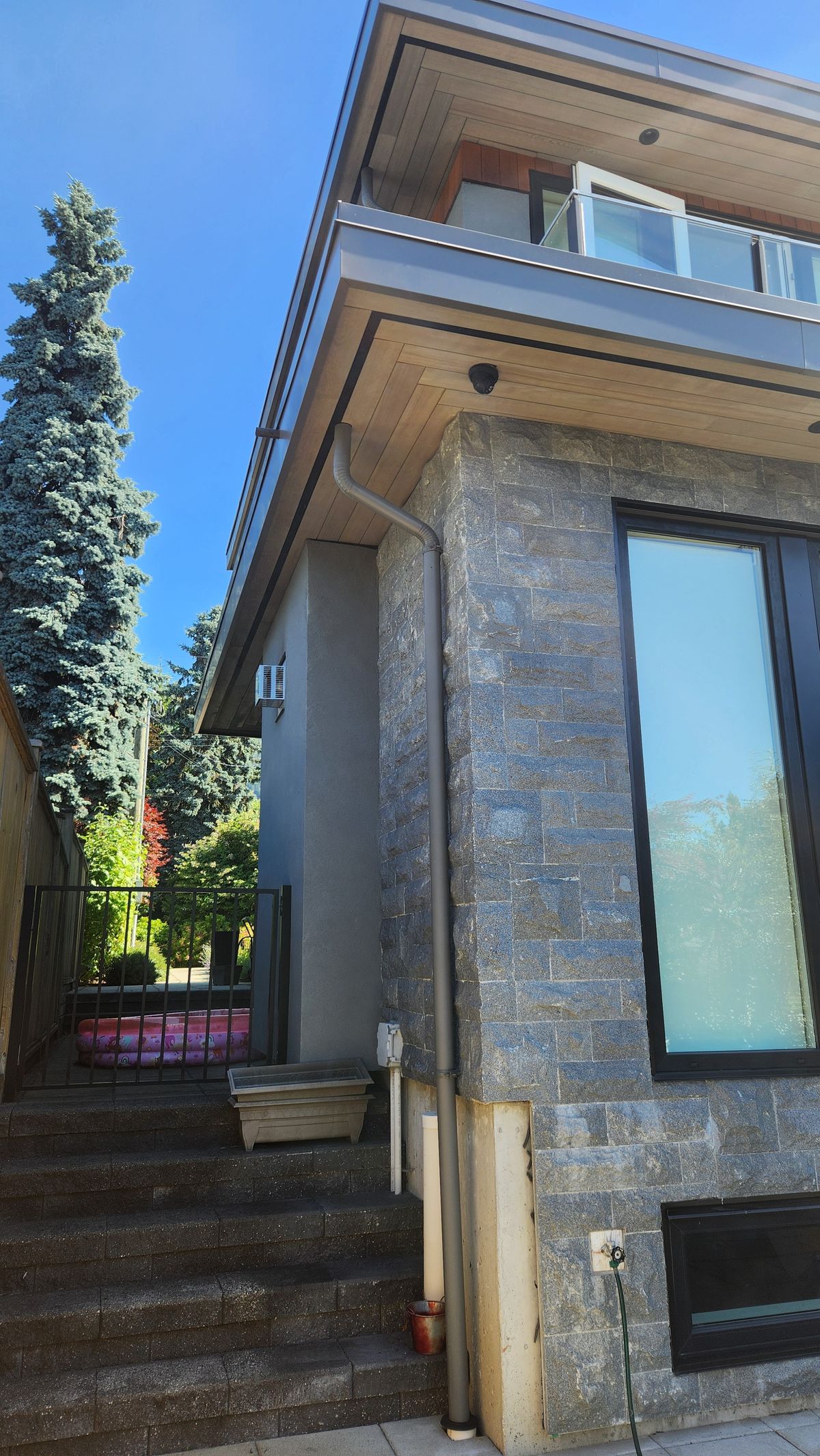 Exterior detail work - North Vancouver home